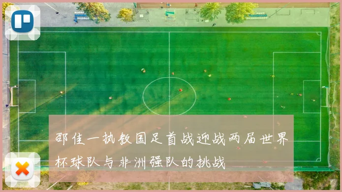 邵佳一执教国足首战迎战两届世界杯球队与非洲强队的挑战